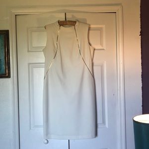 Calvin Klein off white dress